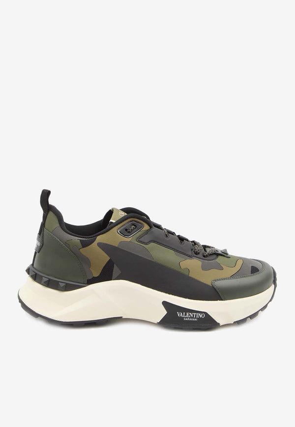 Valentino True Act Camouflage Low-Top Sneakers Multicolor 5Y2S0I62UPS--ZH9