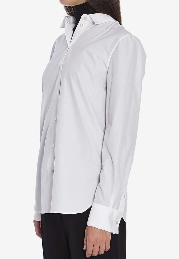 The Row Metis Long-Sleeved Formal Shirt White 7504-W2439-WHT