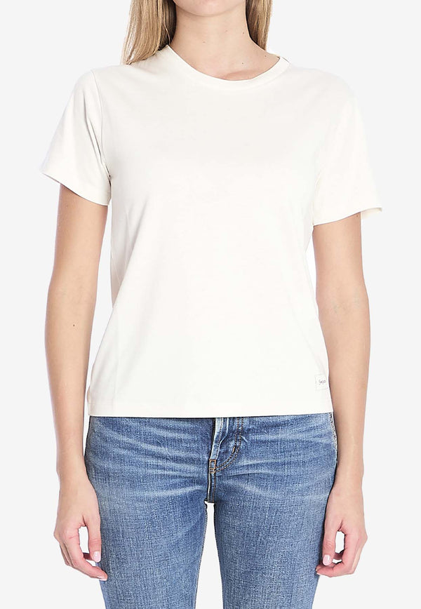 Saint Laurent Logo Patch T-shirt White 810277-Y37RY-9502