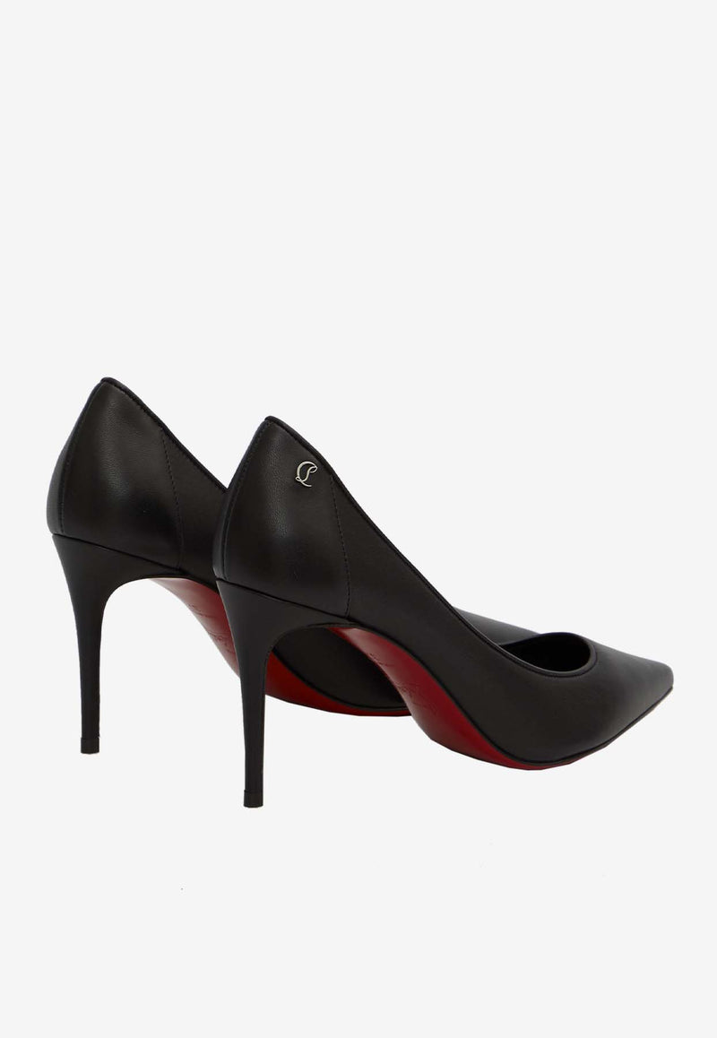 Christian Louboutin Sporty Kate 85 Leather Pumps  1240544-B439-BLACK