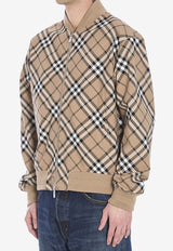 Burberry Vintage Check Harrington Bomber Jacket Beige 8092963--C1202