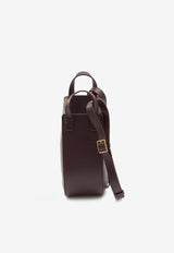 Loewe Hammock Slice Crossbody Bag Burgundy A538HHSX01--7240