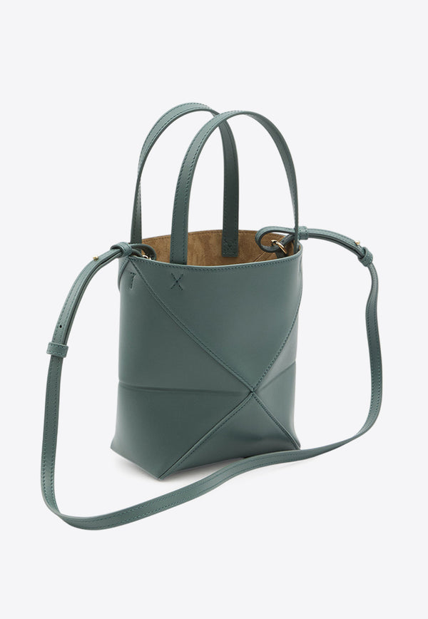 Loewe Mini Puzzle Fold Tote Bag Green A657V25X01--4535