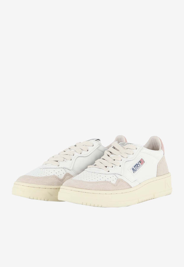 Autry Medalist Leather Sneakers White AULW-LS-37