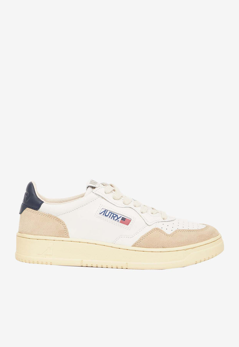 Autry Medalist Leather Sneakers White AULM-LS-28