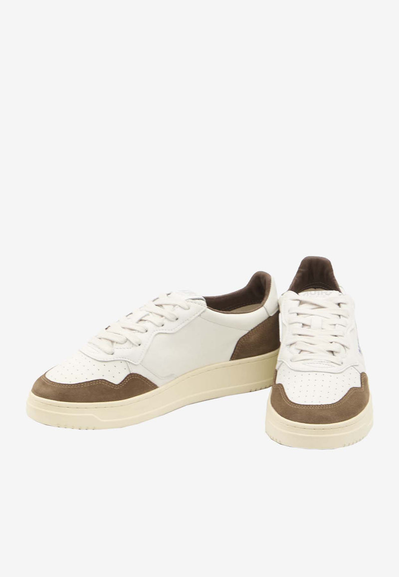 Autry Medalist Leather Sneakers White AULM-GS-34