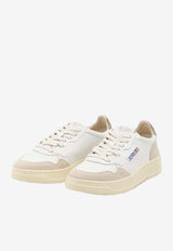 Autry Medalist Leather Sneakers White AULM-LS-77