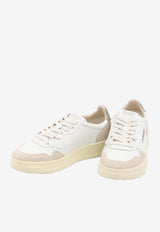 Autry Medalist Leather Sneakers White AULM-LS-77