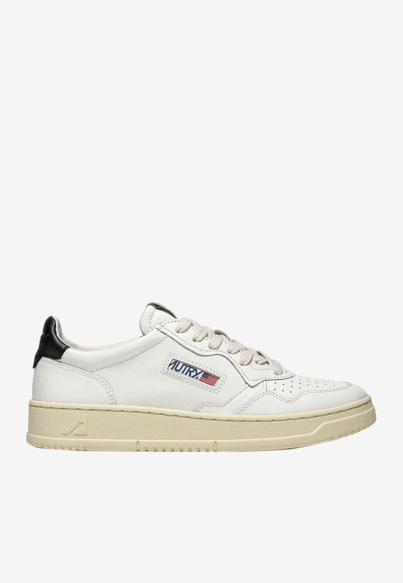 Autry Medalist Leather Sneakers White AULM-LL-22