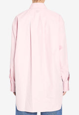 Loewe Asymmetrical Poplin Shirt  S359Y05XCV--7140