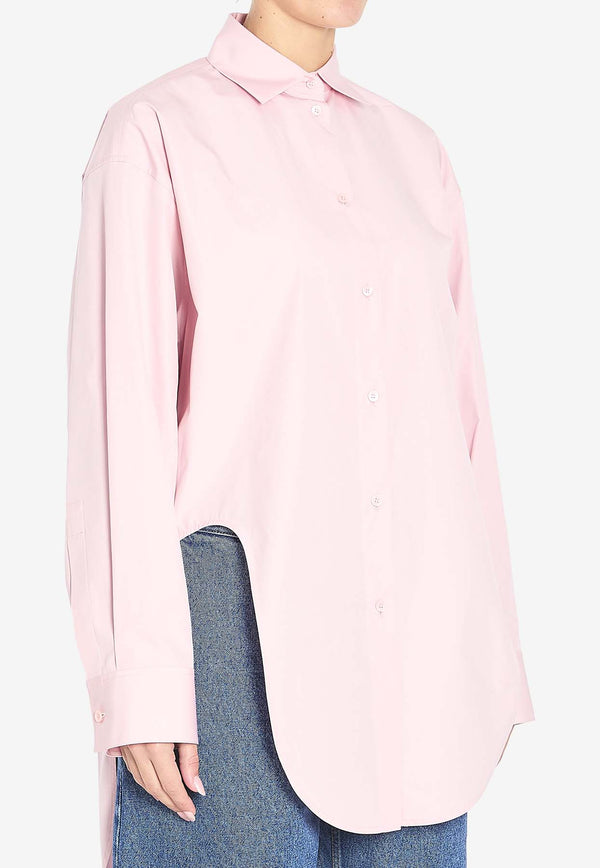 Loewe Asymmetrical Poplin Shirt  S359Y05XCV--7140