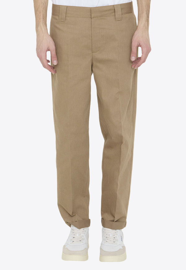 Golden Goose DB Straight Chino Pants Green GMP01190-P000786-15369