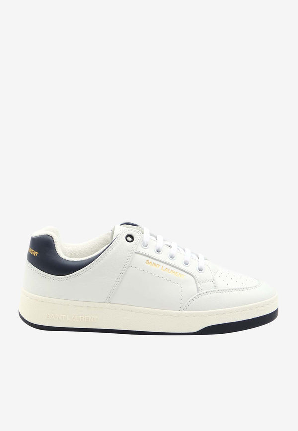 Saint Laurent SL/61 Leather Low-Top Sneakers White 799901-04GAC-9014