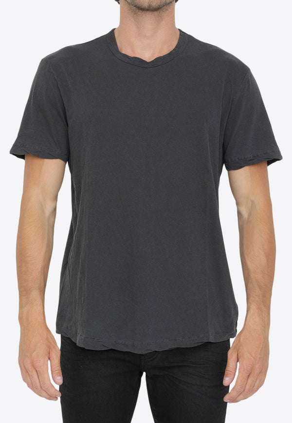 James Perse Basic Crewneck T-shirt Gray MKJ3360--CRP