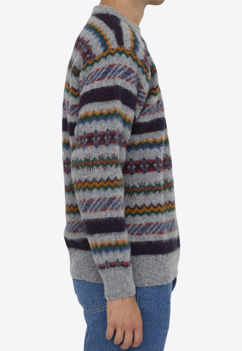 Howlin
 A Woolen Wonder Crewneck Sweater Multicolor A WOOLEN WONDER--MED GREY