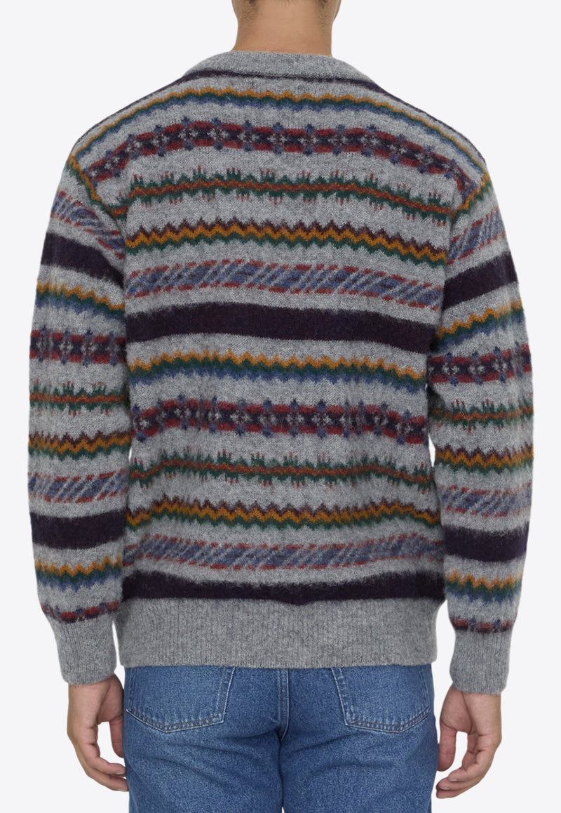 Howlin
 A Woolen Wonder Crewneck Sweater Multicolor A WOOLEN WONDER--MED GREY