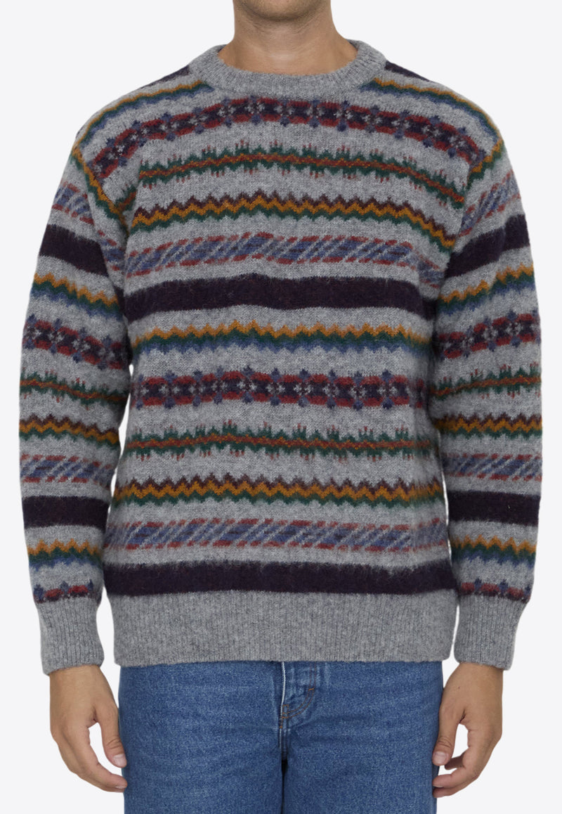 Howlin
 A Woolen Wonder Crewneck Sweater Multicolor A WOOLEN WONDER--MED GREY