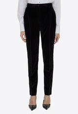 Dolce 
Gabbana Velvet Tuxedo Pants Black FTC71T-FUVG7-N0000