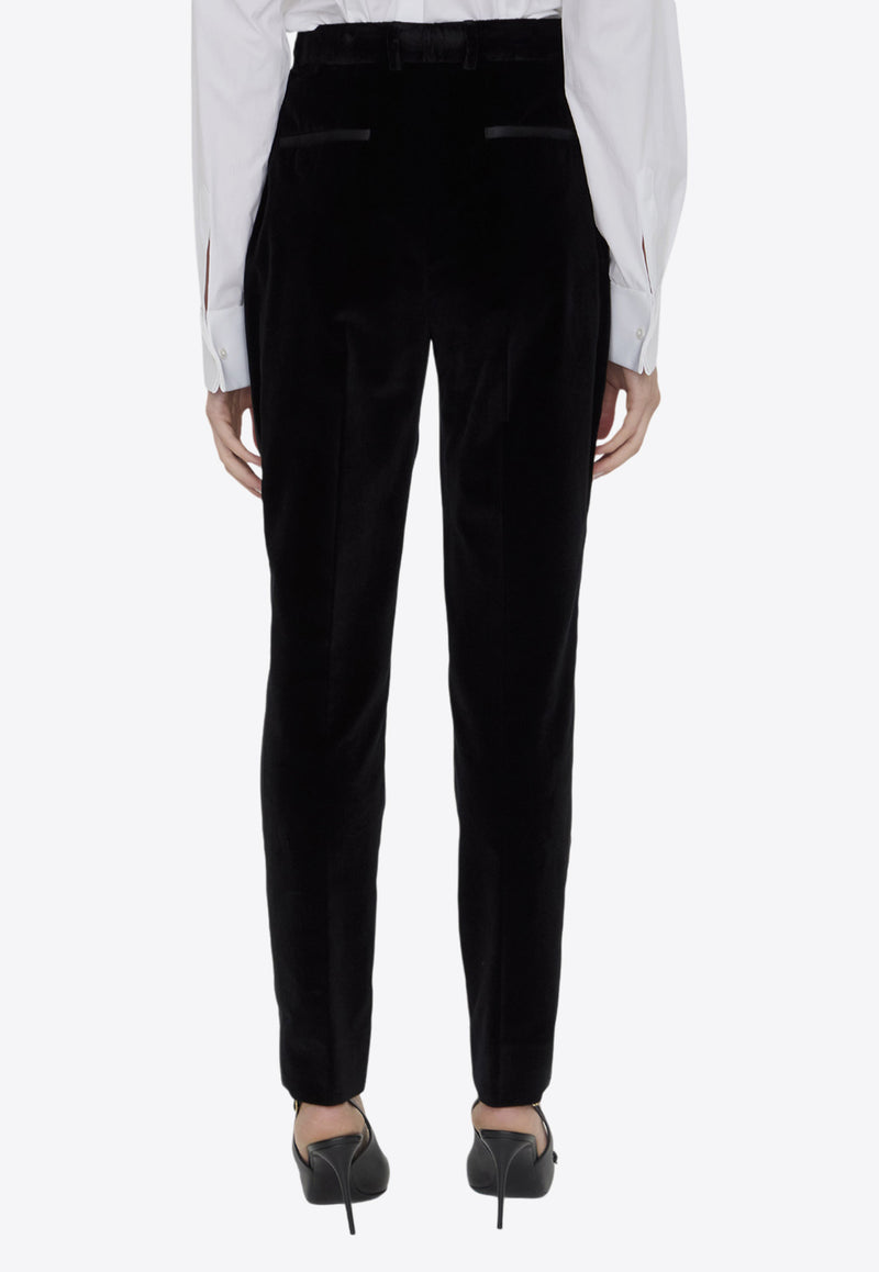 Dolce 
Gabbana Velvet Tuxedo Pants Black FTC71T-FUVG7-N0000