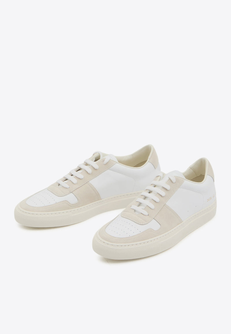 Common Projects B-ball Duo Leather Sneakers White 2436--4102