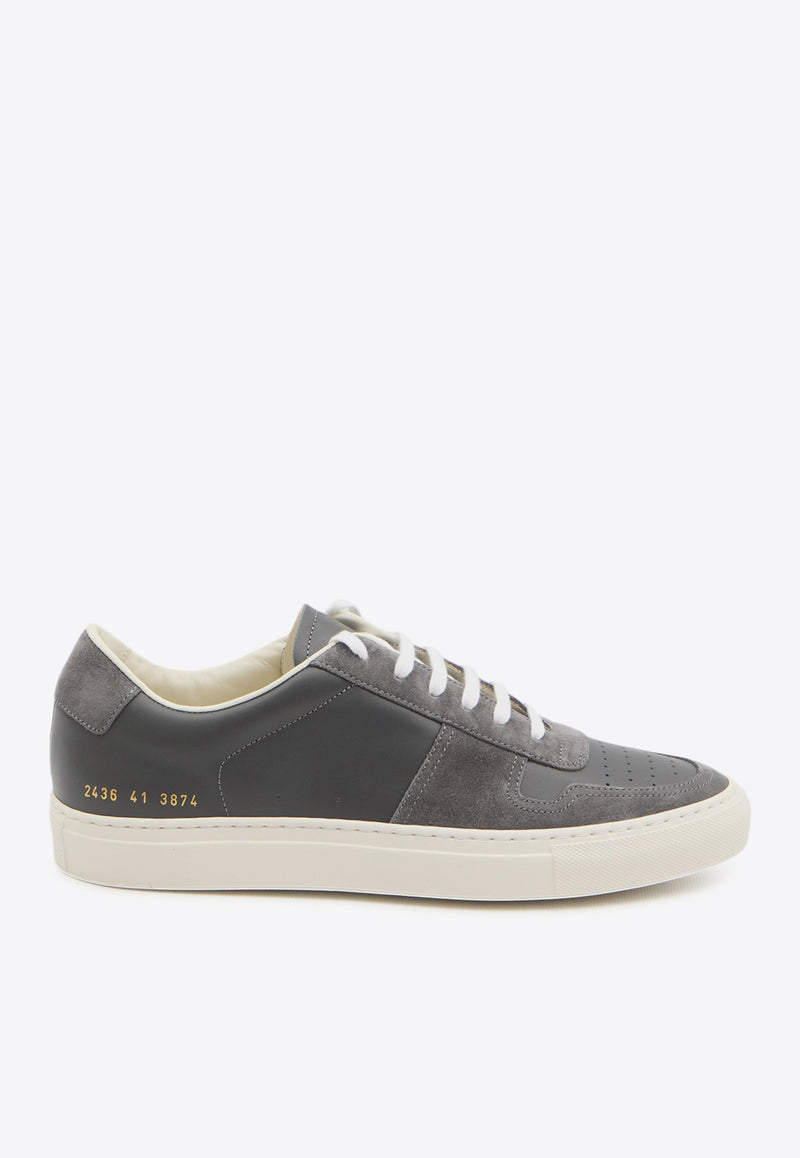 Common Projects B-ball Duo Leather Sneakers Gray 2436--3874