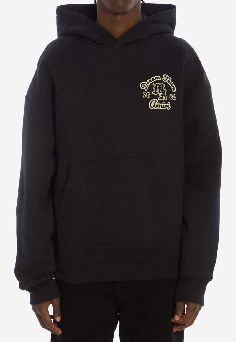 Amiri Dream Team Oversized Hoodie Black AMJYHD1045--BLACK