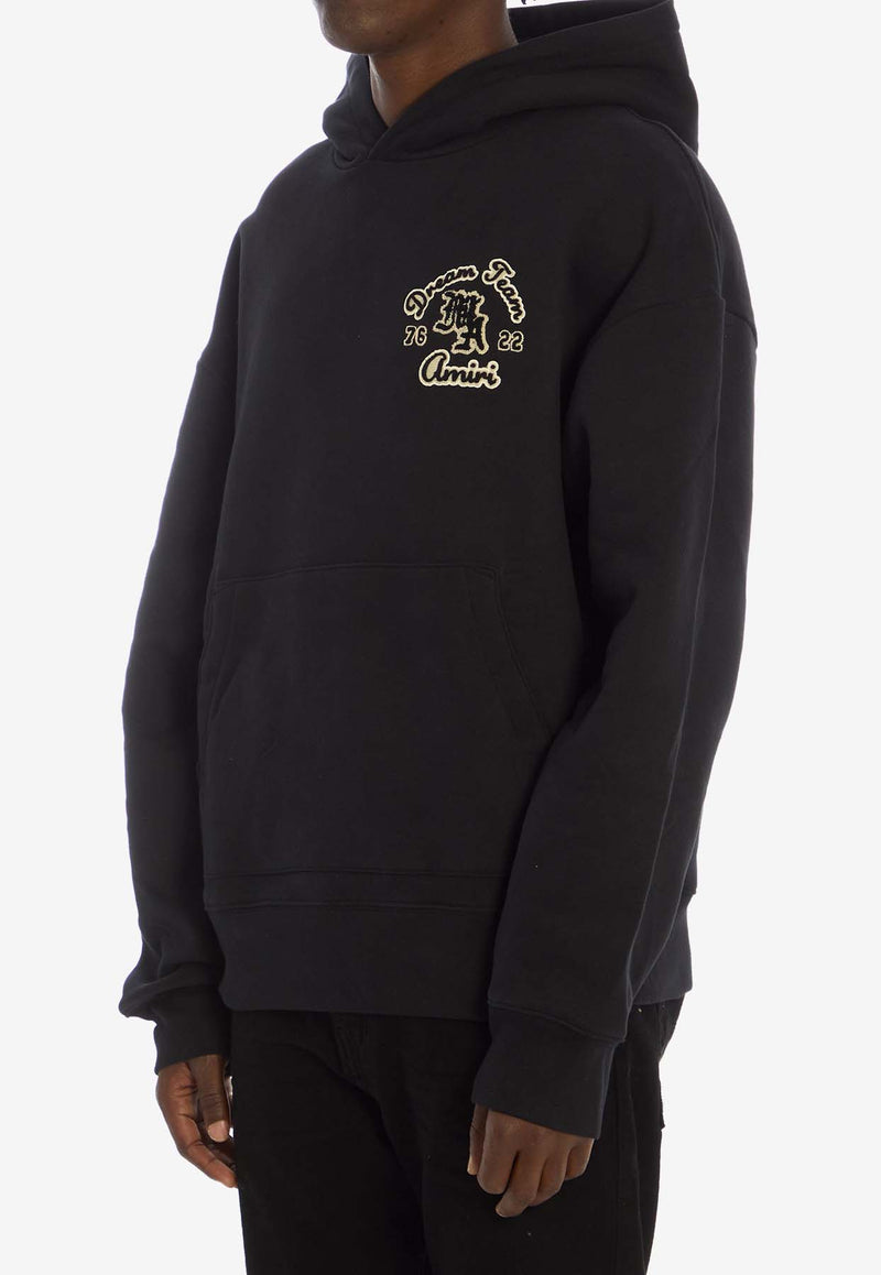 Amiri Dream Team Oversized Hoodie Black AMJYHD1045--BLACK