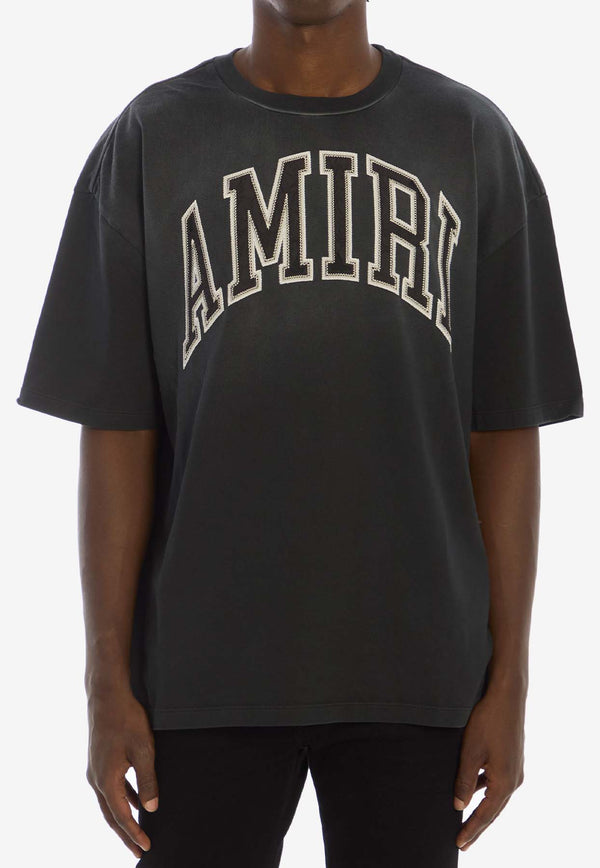 Amiri Vintage Oversized Logo T-shirt Black AMJYTE1052--BLACK