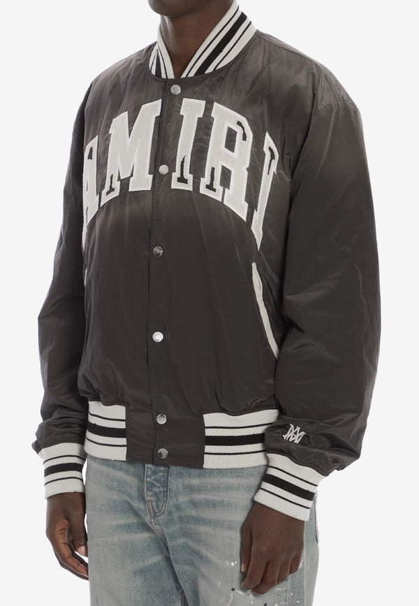 Amiri Sun Faded Bomber Jacket Gray AMOUBB1005--BLACK