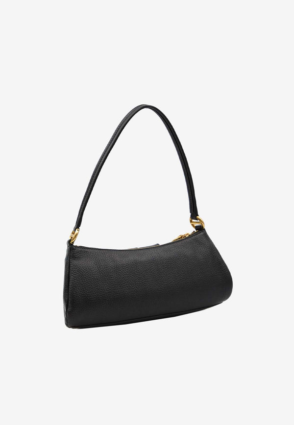 Chloé The 99 Grained Leather Shoulder Bag Black CHC24AS710-N84-001