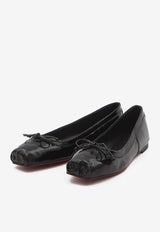 Christian Louboutin Mamadrague Patent Leather Ballet Flats Black 1250355-B439-BLACK