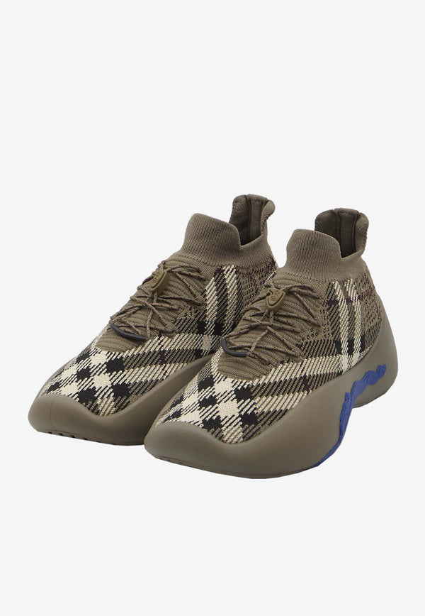 Burberry Check Knit Neptune Sneakers 8101906--C1846