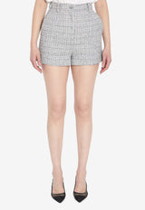 Dolce 
Gabbana Lamé Bouclé Shorts FTC9LT-FQOAB-S8100