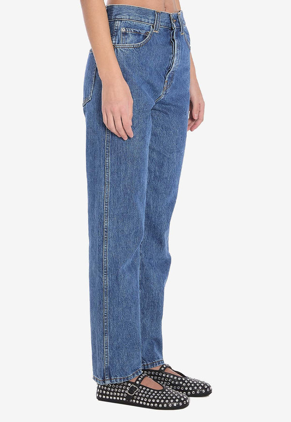 Khaite Corben Straight-Leg Jeans 1162908009--009