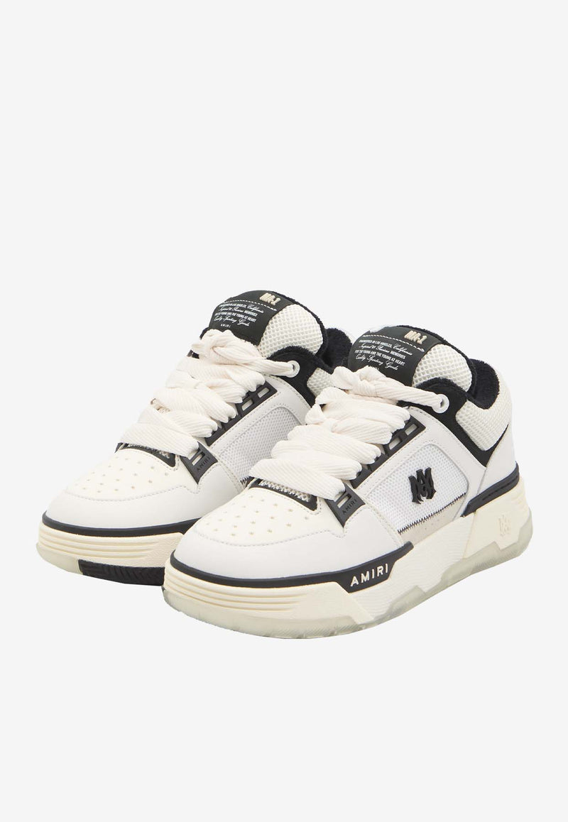 Amiri Ma-1 Leather Sneakers AMFOSR1097--WHITE/BLACK