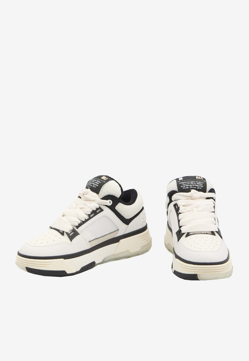 Amiri Ma-1 Leather Sneakers AMFOSR1097--WHITE/BLACK