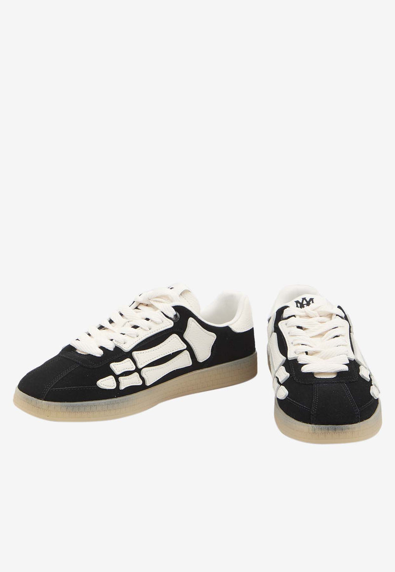 Amiri Pacific Bones Suede Sneakers AMFOSR1102--BLACK