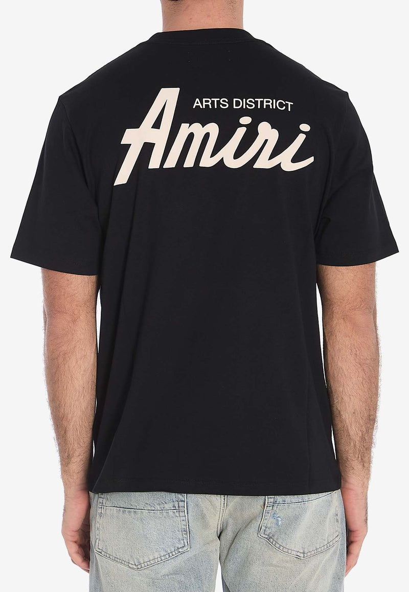 Amiri City Crewneck Short-Sleeved T-shirt AMJYTE1146--BLACK