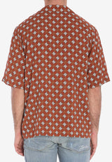 Amiri Monogram Short-Sleeved Shirt AMSTCA1104--ORANGE