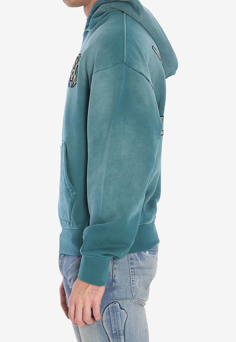 Amiri Hollywood Logo Hoodie AMJYHD1082--EVERGREEN