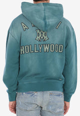 Amiri Hollywood Logo Hoodie AMJYHD1082--EVERGREEN