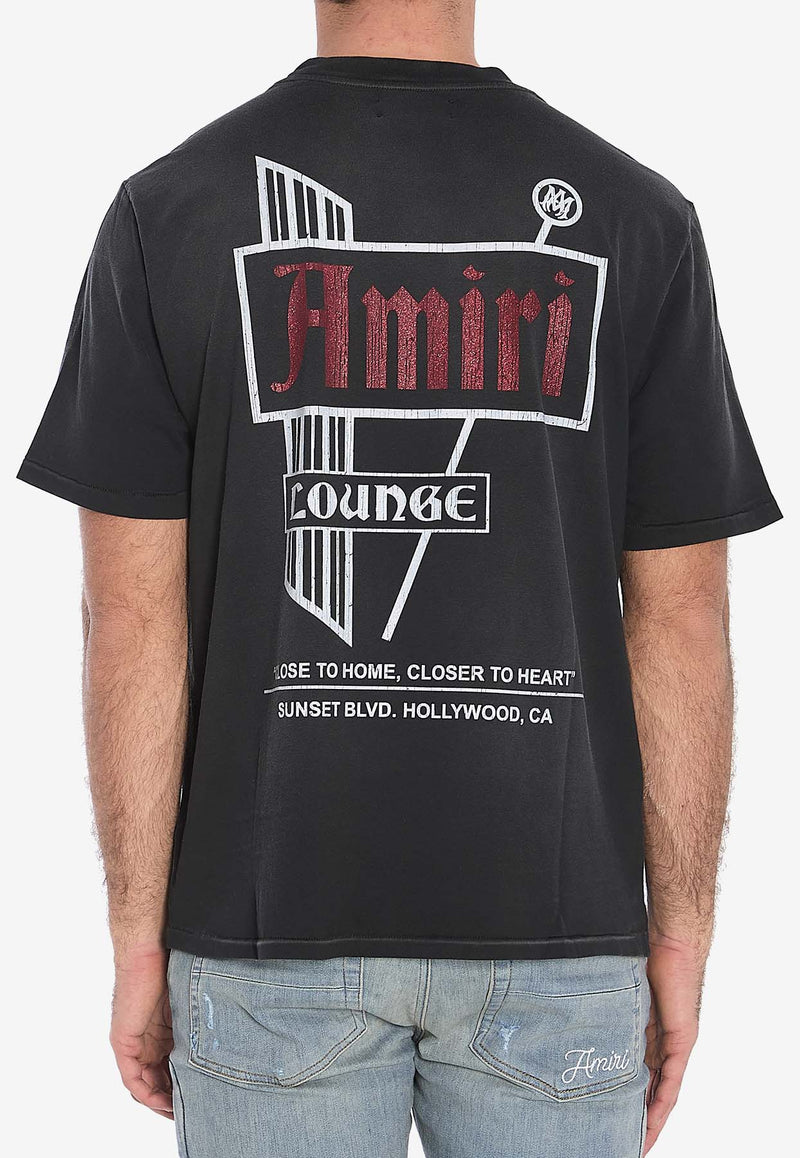 Amiri Vintage Amiri Lounge Short-Sleeved T-shirt AMJYTE1152--BLACK