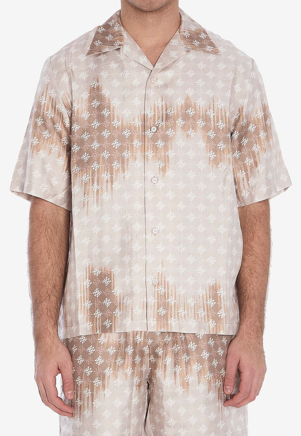 Amiri Monogram Short-Sleeved Shirt AMSTCA1110--CAMEL