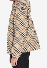 Burberry Check Twill Zip-Up Jacket 8101493--A5686