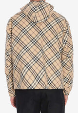 Burberry Check Twill Zip-Up Jacket 8101493--A5686