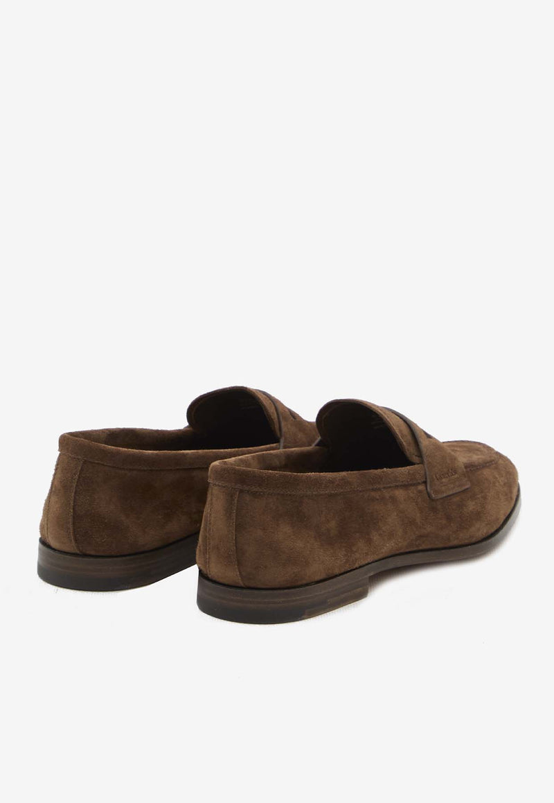 Church
s Maesteg Suede Moccasins Loafers EDB142--F0AXO