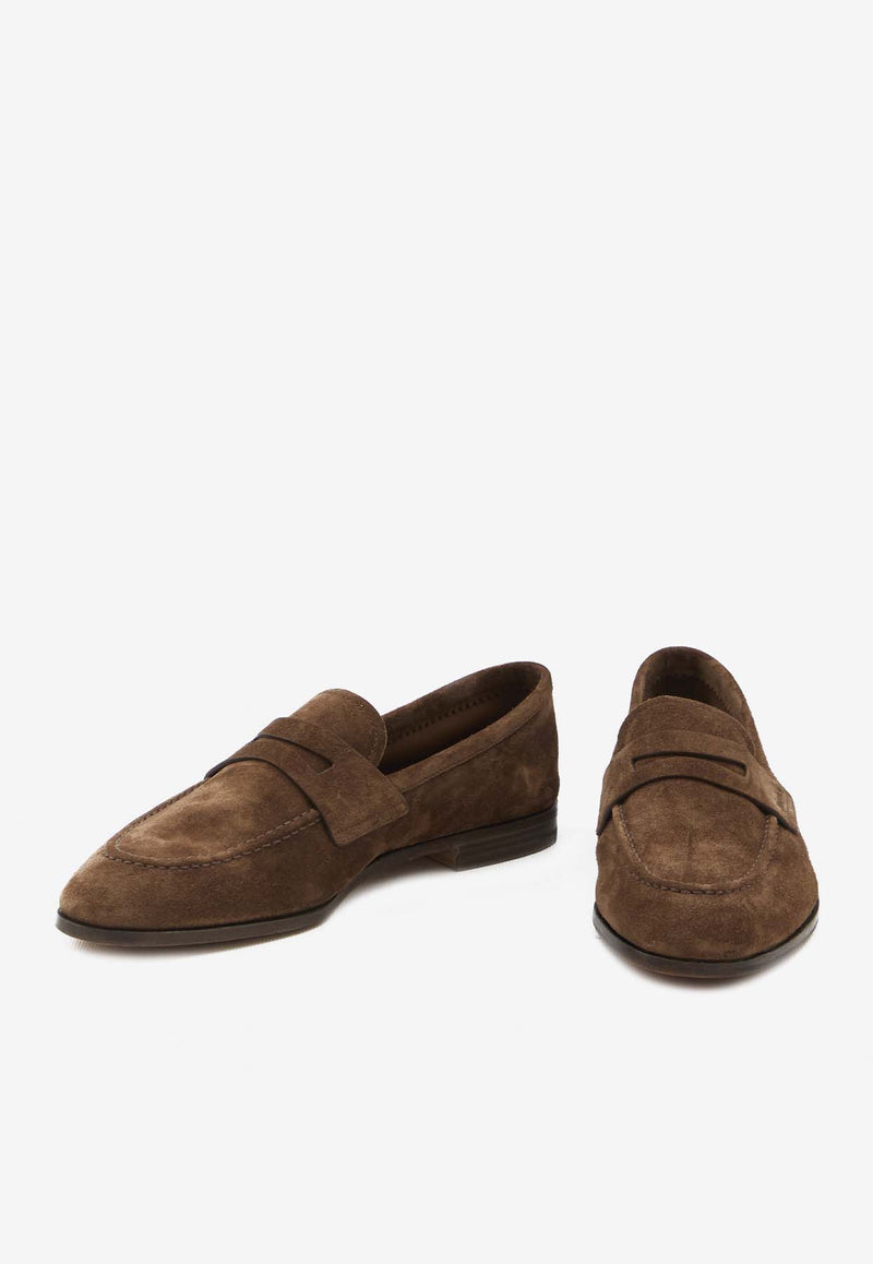 Church
s Maesteg Suede Moccasins Loafers EDB142--F0AXO