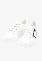 Roger Vivier Viv
 Skate Leather Low-Top Sneakers RVW54226150-LXQ-B001