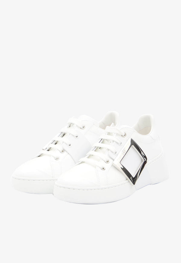 Roger Vivier Viv
 Skate Leather Low-Top Sneakers RVW54226150-LXQ-B001