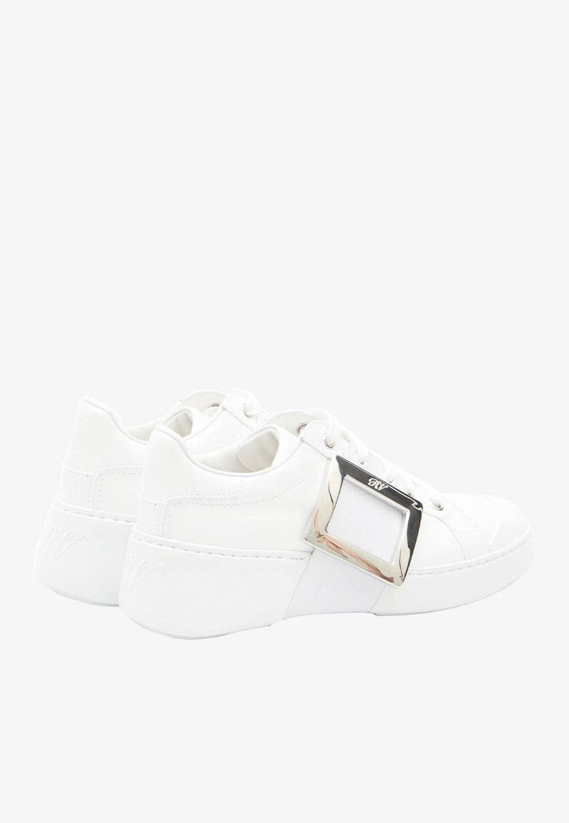 Roger Vivier Viv
 Skate Leather Low-Top Sneakers RVW54226150-LXQ-B001